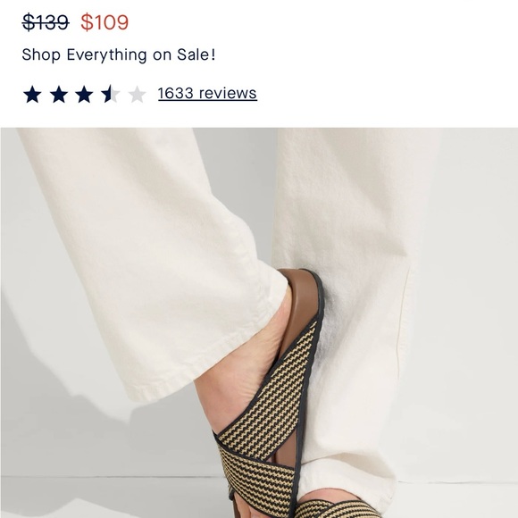 Rothy’s Weekend Slides in Toffee Stripe Size 10 - Picture 9 of 9